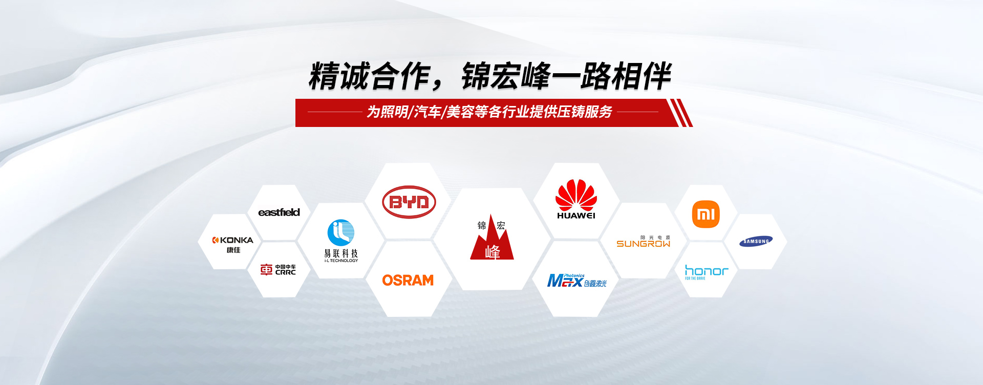 精誠合作，錦宏峰一路相伴