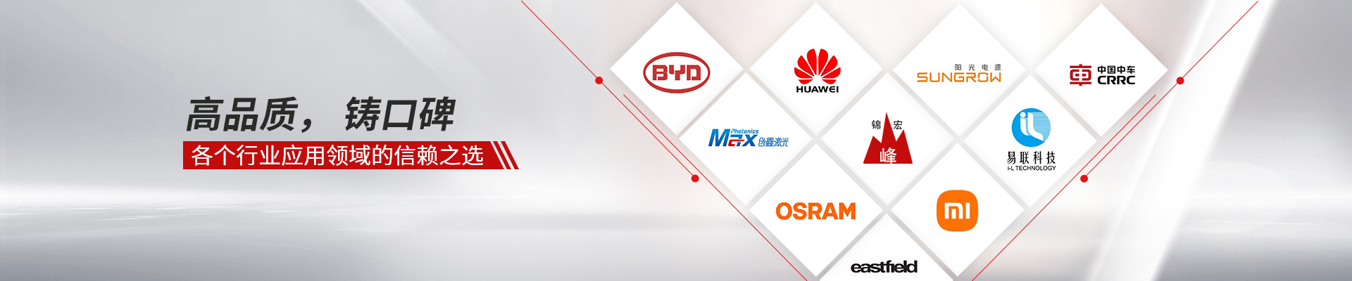 錦宏峰-高品質(zhì)，鑄口碑，各個(gè)行業(yè)應(yīng)用領(lǐng)域的信賴(lài)之選